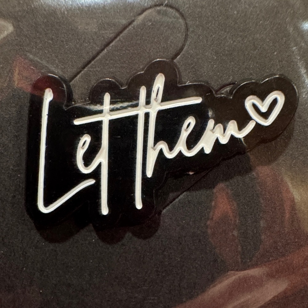 3 for $15 on select pins 
Black and White Brooch